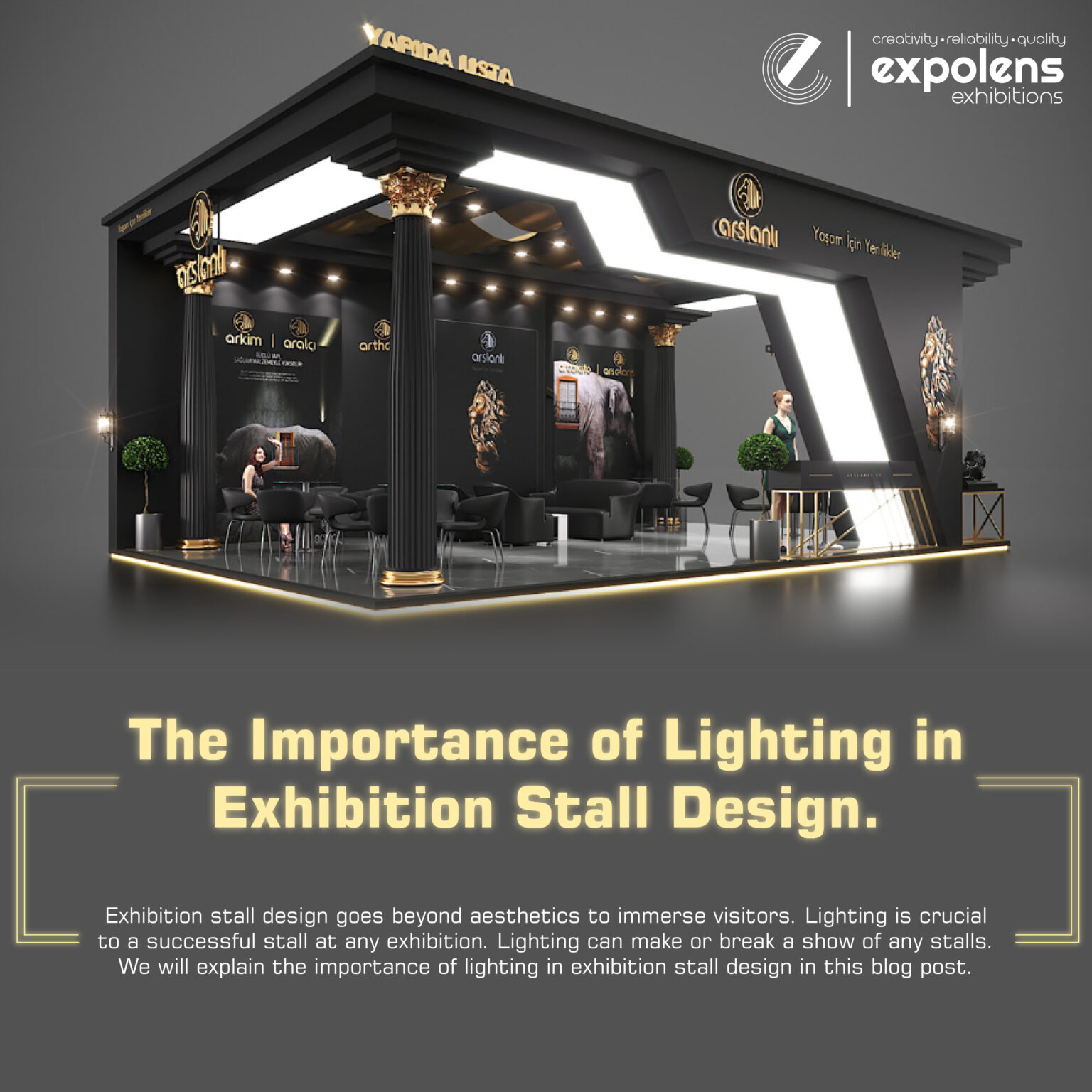 The Importance of Lighting in Exhibition Stall Design