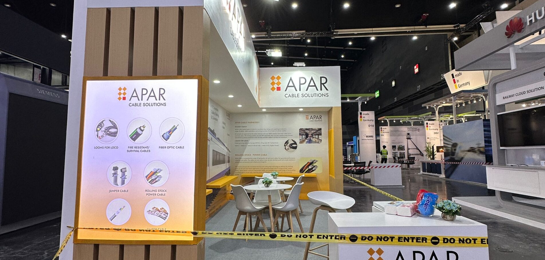 APAR Industries : Asia Pacific Rail 2025 : Bangkok thailand