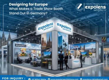 Booth design in Germany by Expolens exhibitions and Events india