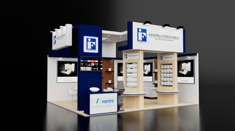 6 x 5 mtr Two Side Open design of industrial filters and fabrics for Filtech Germany 2026