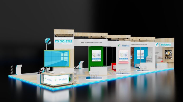 20×10 mtr Three side open Expolens Exhibition