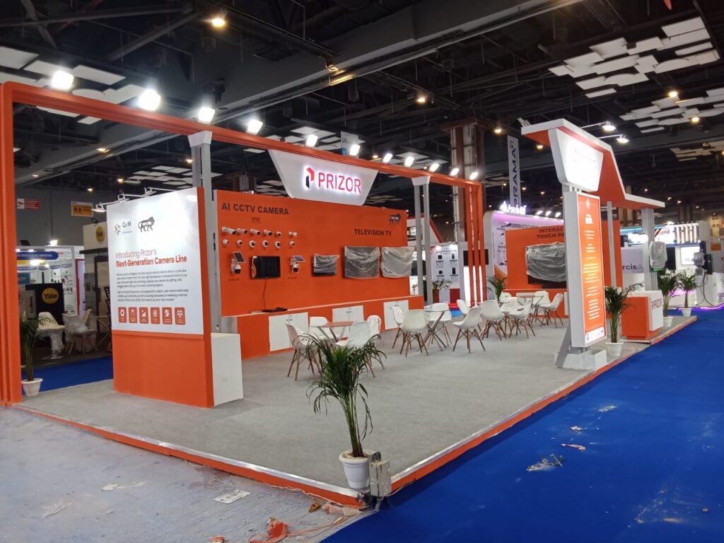 PRIZOR VIZTECH LIMITED : Stall fabrication Delhi by Expolens Exhibitions and Events
