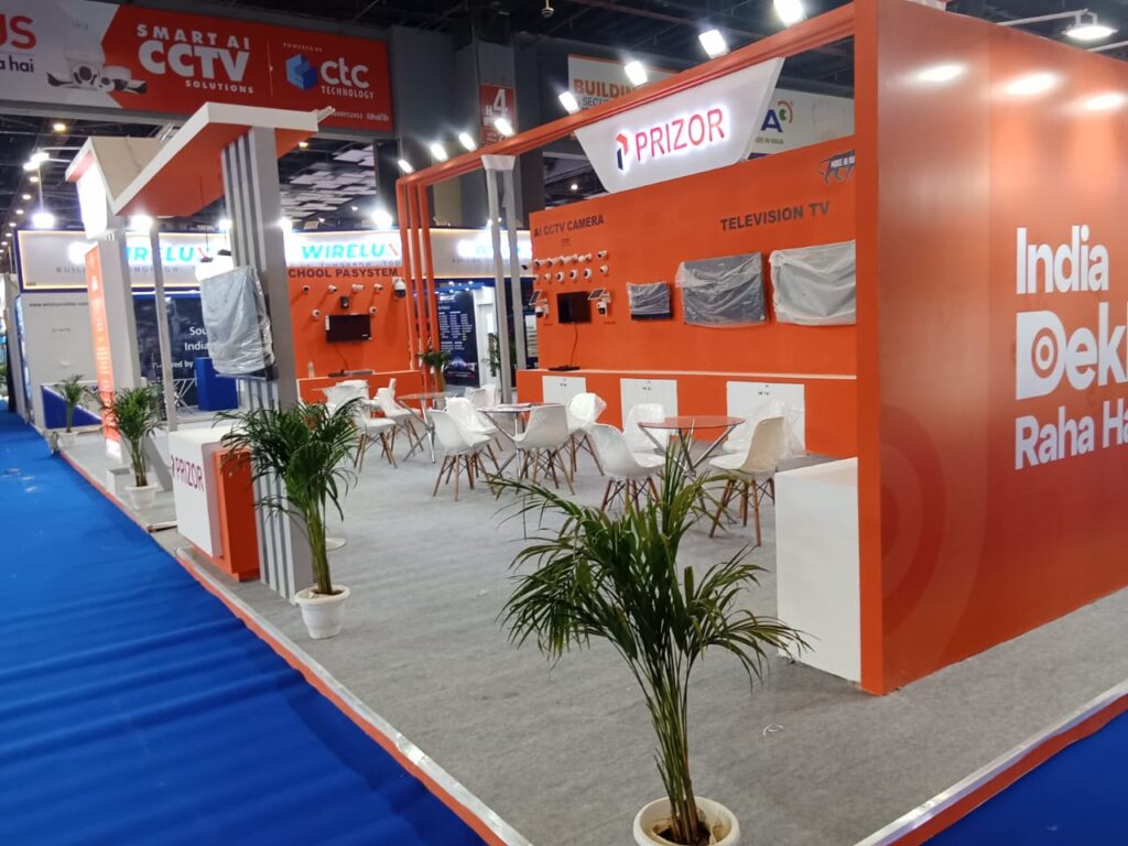 PRIZOR VIZTECH LIMITED : Stall fabrication Delhi by Expolens Exhibitions and Events